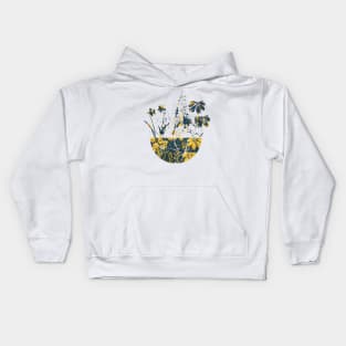 Mustard Flowers Kids Hoodie